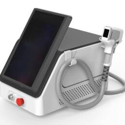 Appareil laser portable multi-longueurs d’onde 755 Alexandrite, 808 diode, 940 et 1064 Nd:YAG – vue droite – Dépil Beauté