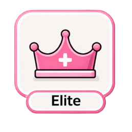 Pictogramme Dépil Care® Refill Elite avec couronne rose