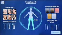 Laser Pro 4 Precision AI professional laser hair removal device with AI preset settings by Dépil Beauté