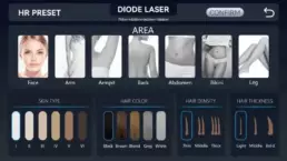 Dépil Beauté- Appareil épilation laser diode - 755-808-940-1064 nm – choix options préréglées