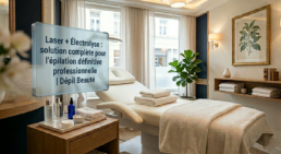 Comparatif B2B entre laser professionnel et &eacute;lectrolyse professionnelle pour institut de beaut&eacute;